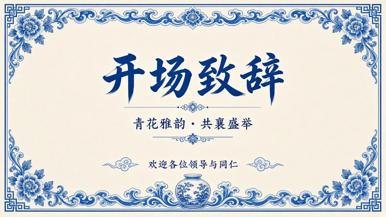 开场致辞