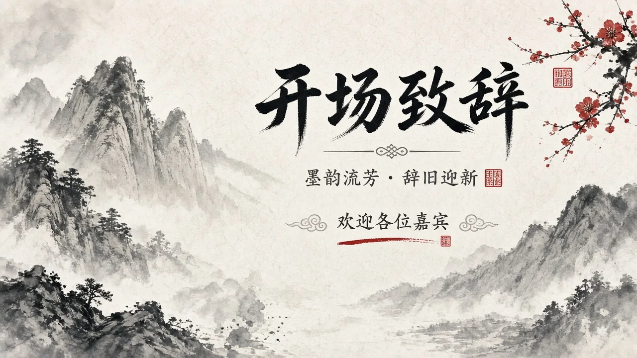 开场致辞