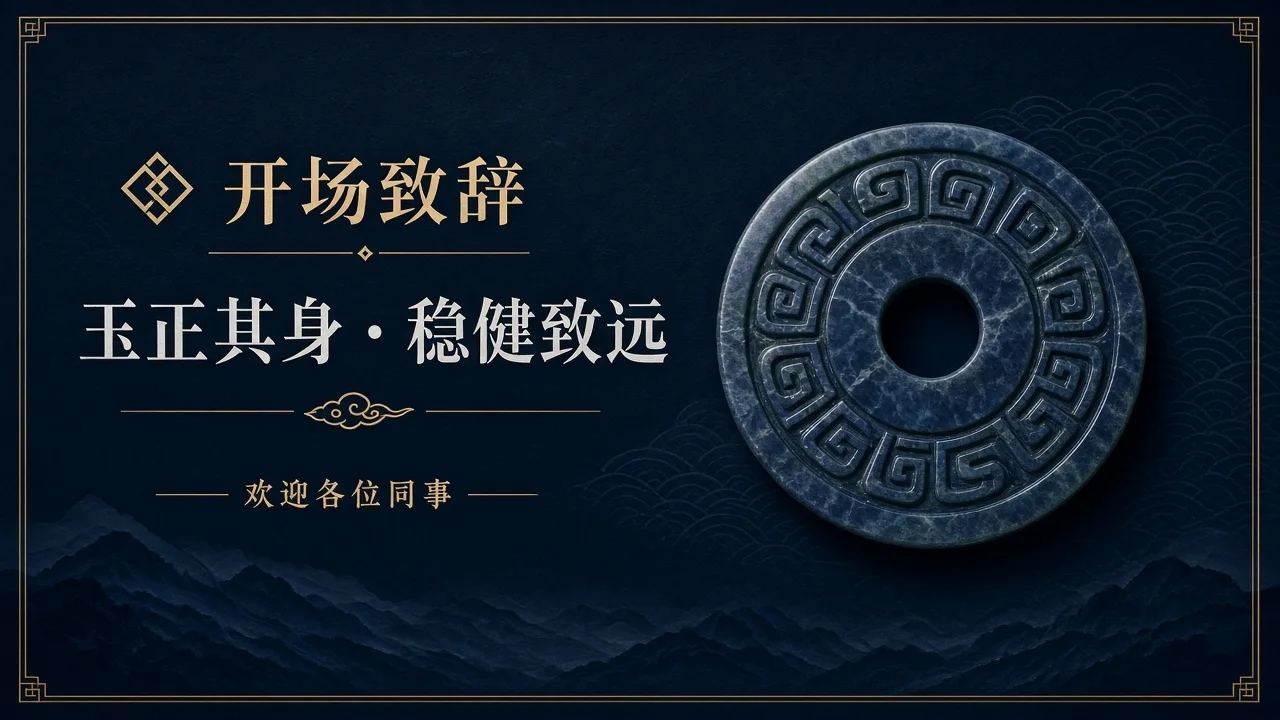 开场致辞